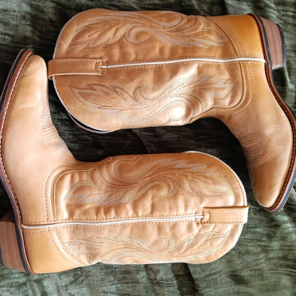 Laredo Women's Leather Western Cowboy Boots 9M